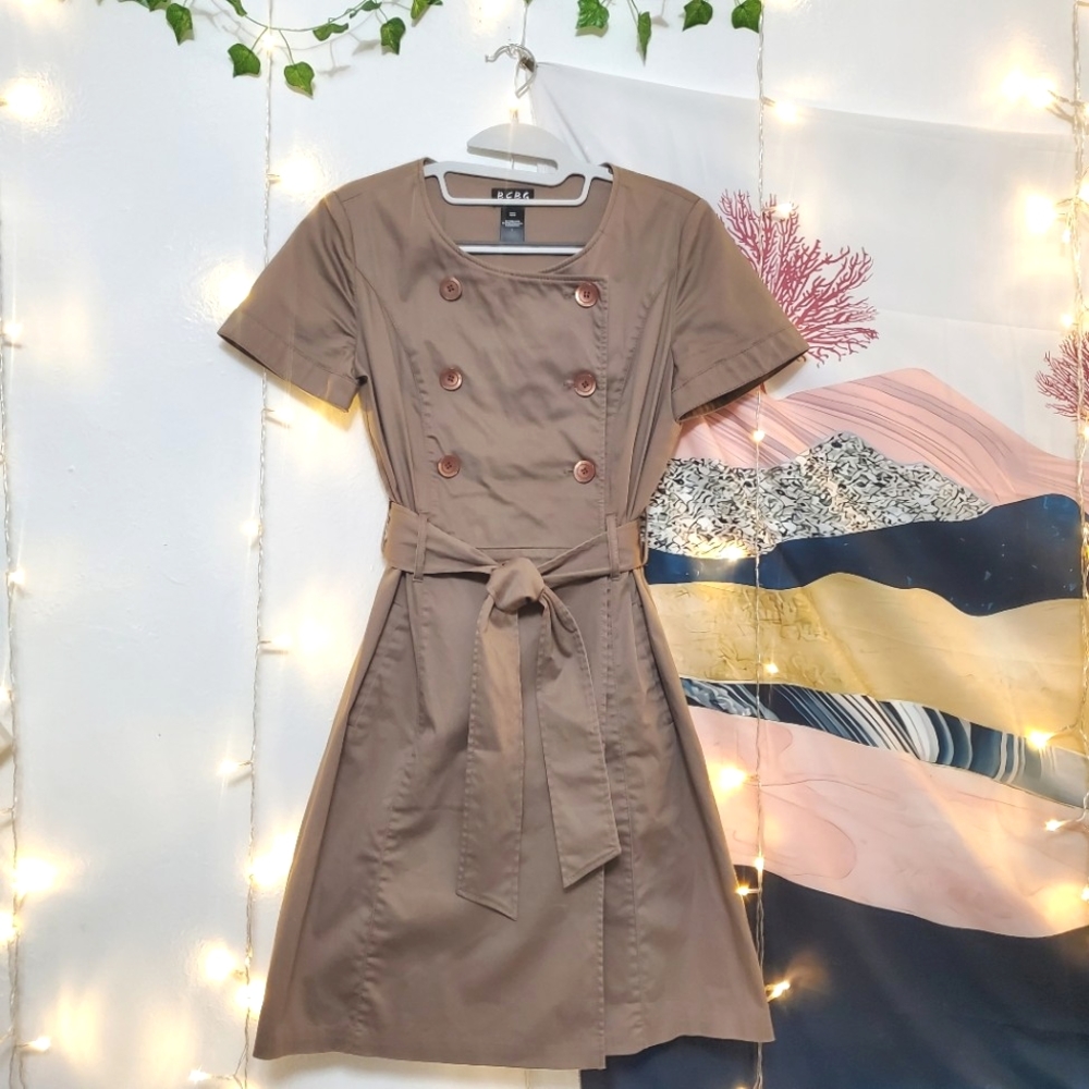 BCBG Paris Wrap Trench Dress